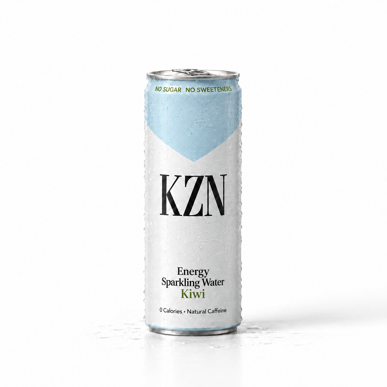 KZN Kiwi Energy can on a neutral studio background