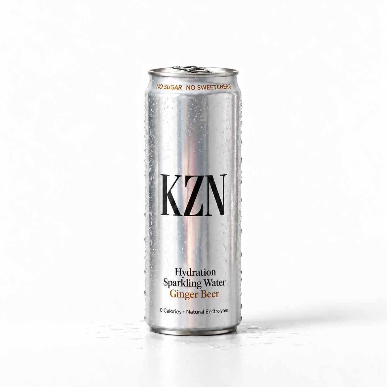 KZN Ginger Beer Hydration can on a neutral studio background
